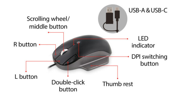 LMP Elite Pro Mouse USB-C – Image 3