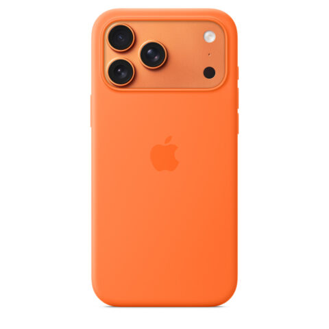 Coque en silicone avec MagSafe pour iPhone 17 Pro Max