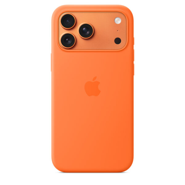 Coque en silicone avec MagSafe pour iPhone 17 Pro Max