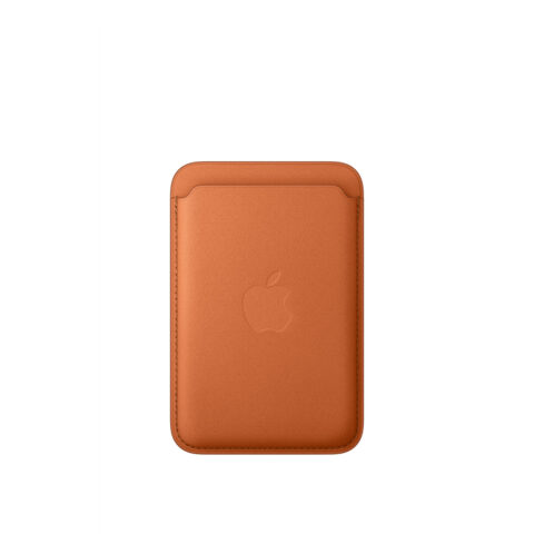 Porte‑cartes en tissage fin pour iPhone avec MagSafe