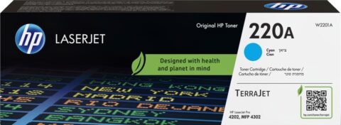 Cartouche de toner cyan LaserJet HP 220A (W2201A)