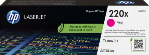 Cartouche de toner magenta LaserJet HP 220X (W2203X)