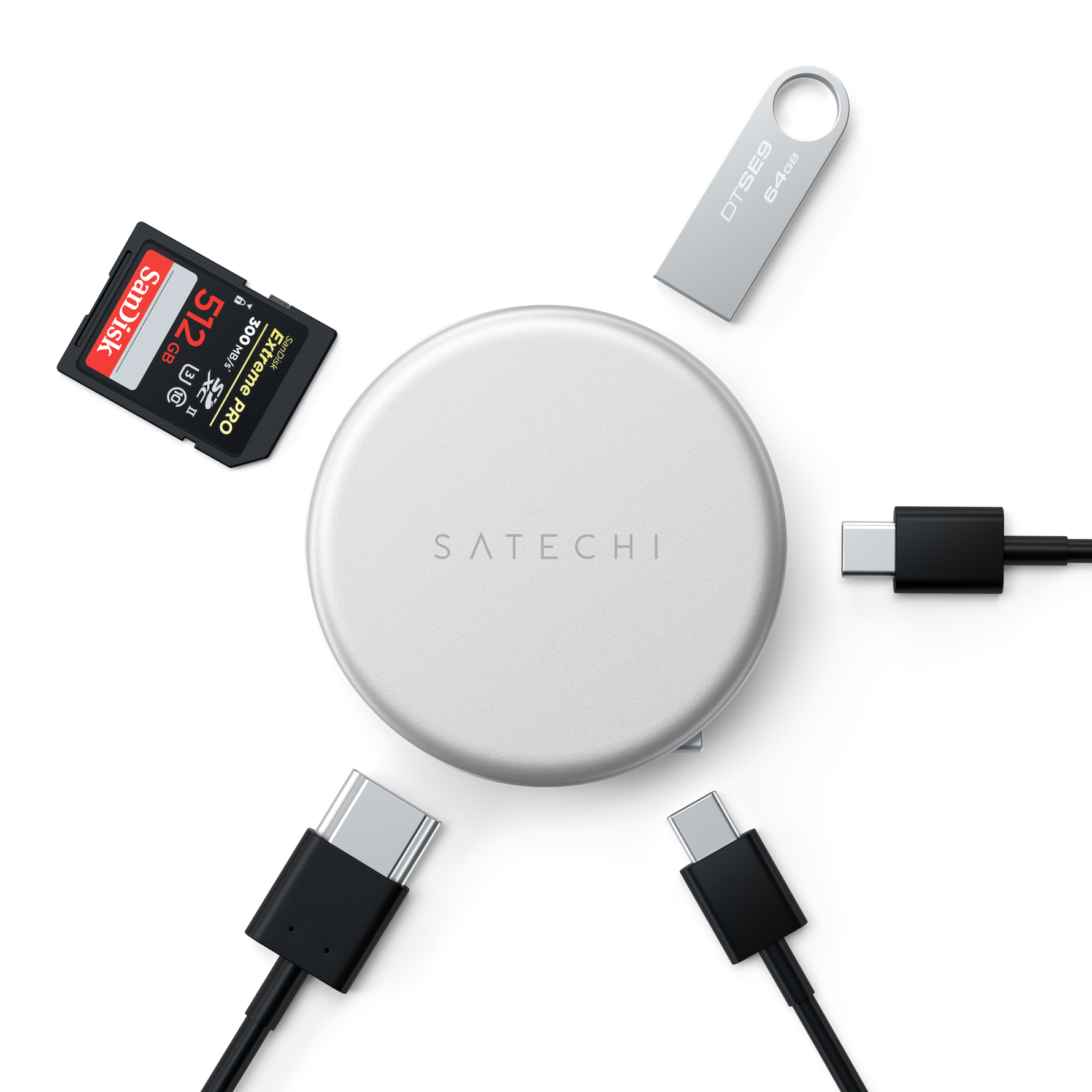 Satechi Adaptateur multiport 5-en-1 OntheGo – Image 2