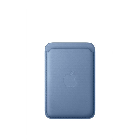 Porte‑cartes en tissage fin pour iPhone avec MagSafe