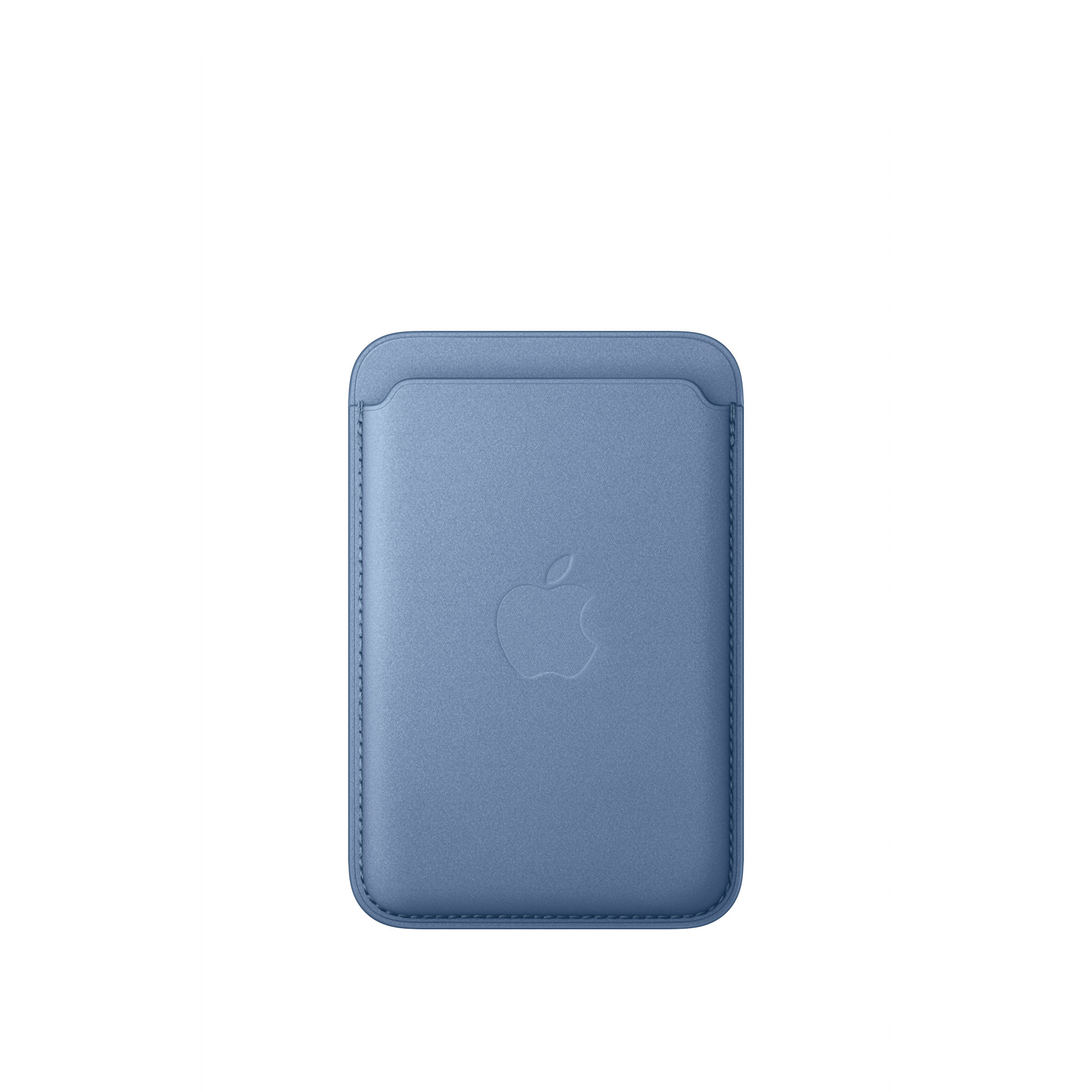 Porte‑cartes en tissage fin pour iPhone avec MagSafe